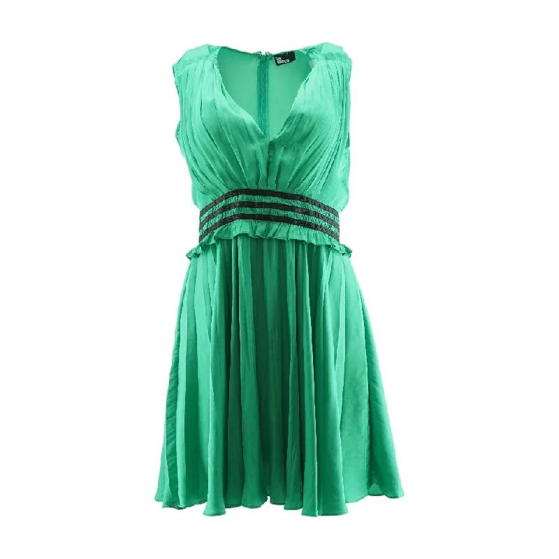 Members Only Green Striped Mini Dress