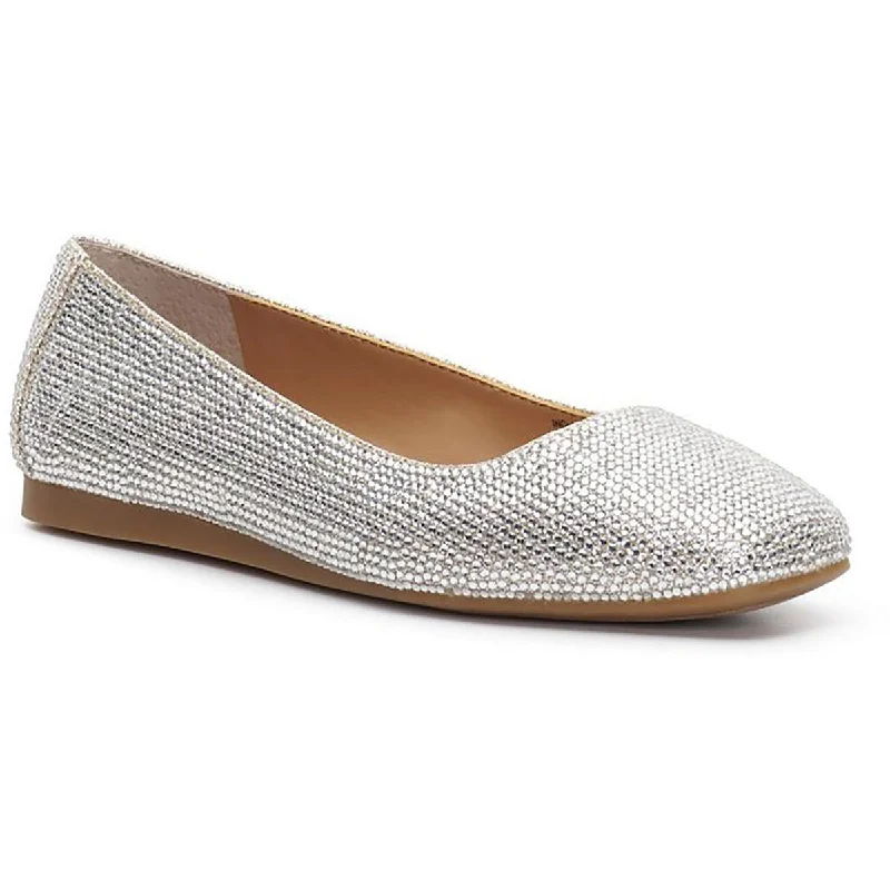 Bargain Prices INC Womens Juney Embellished Square Toe Ballet Flats