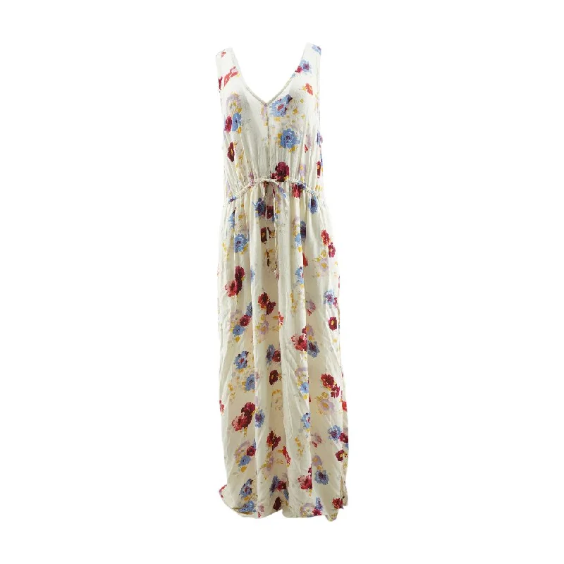 Final Clearance Ivory Floral Maxi Dress