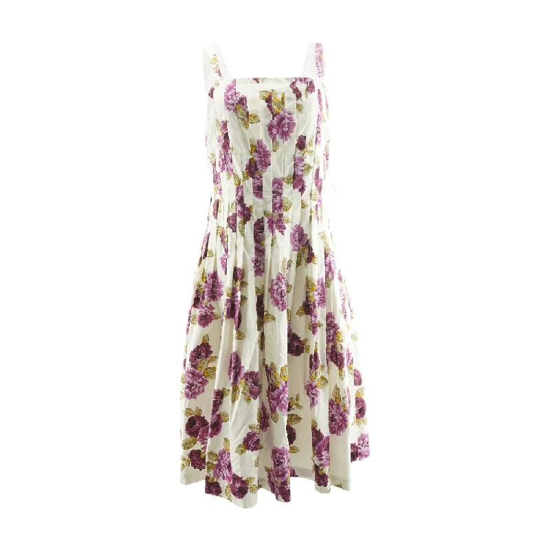 Unbeatable Prices Ivory Floral Midi Dress