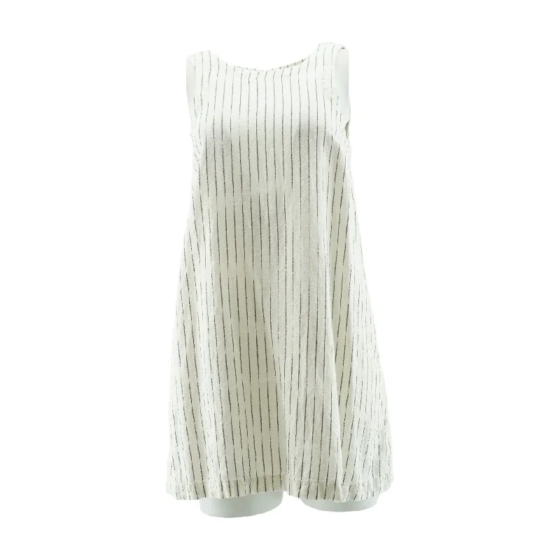 Special Price Ivory Striped Mini Dress