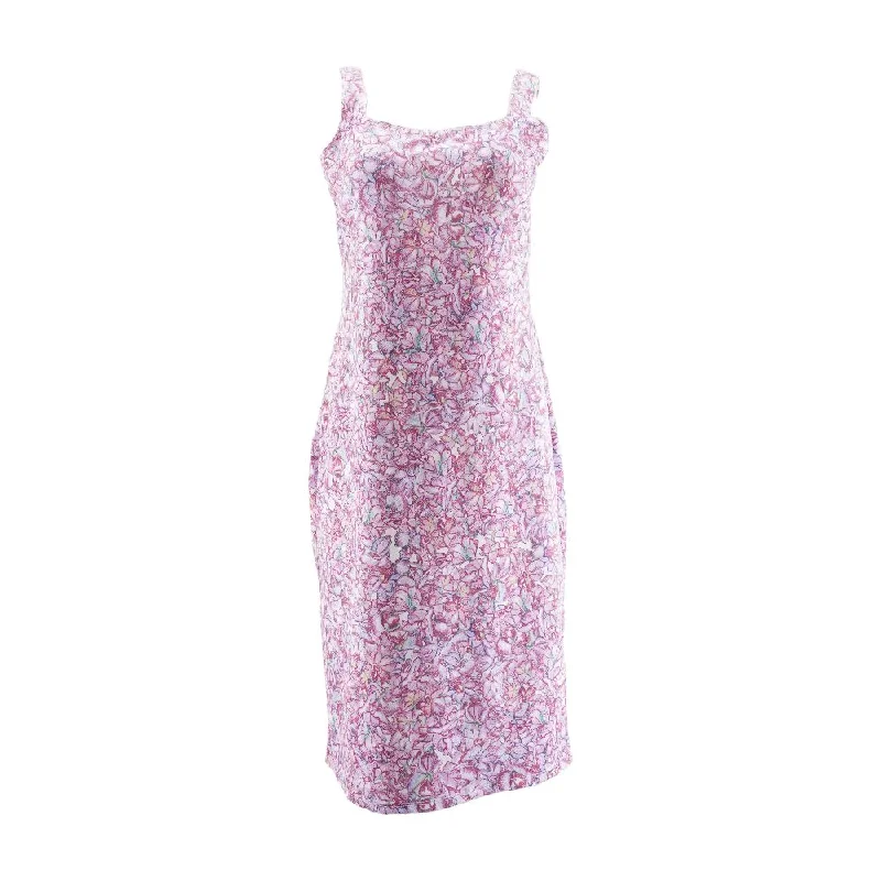 New Markdowns Lavender Floral Maxi Dress