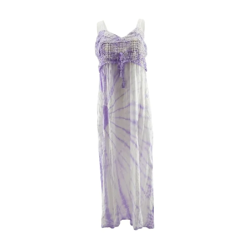 Savings Alert Lavender Tie Dye Maxi Dress