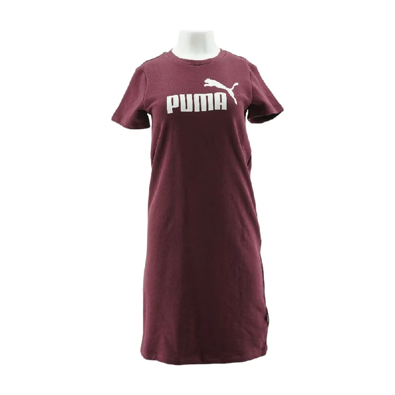Super Sale Maroon Solid Midi Dress