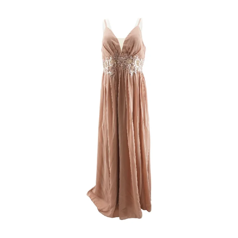 Weekend Deal Mauve Solid Maxi Dress