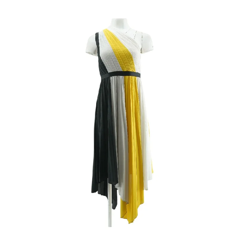 Closeout Multi Color Block Midi Dress