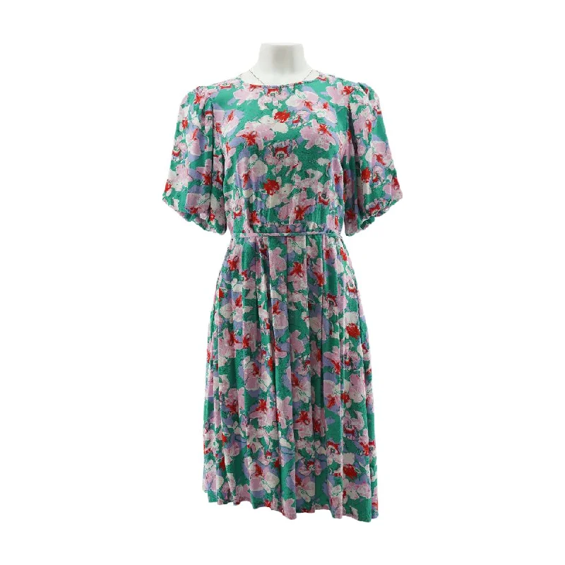 Closeout Sale Multi Floral Midi Dress