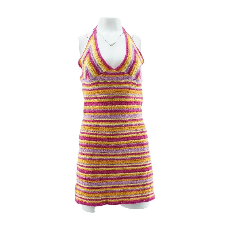 Limited Time Discount Multi Striped Mini Dress