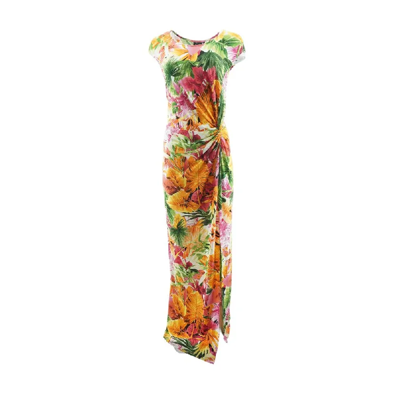 Crazy Deals Multi Tropical Maxi Dress