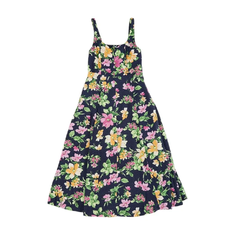 Hot Deal Navy Floral Maxi Dress
