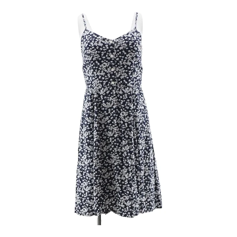 Mega Sale Navy Floral Midi Dress