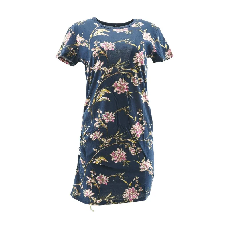 Price Rollback Navy Floral Mini Dress