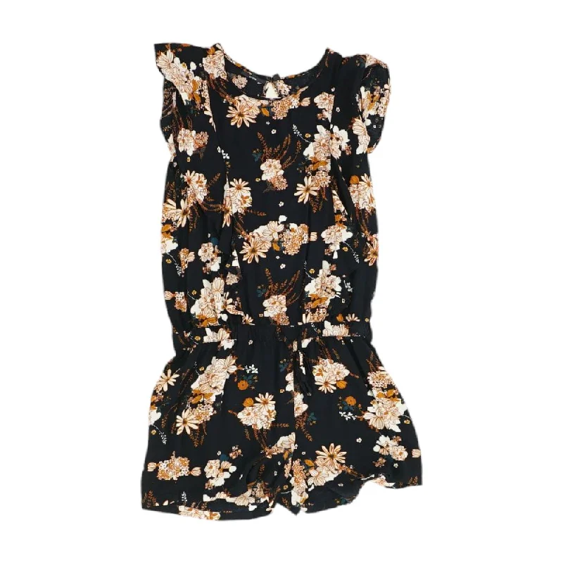 Super Sale Navy Floral Romper