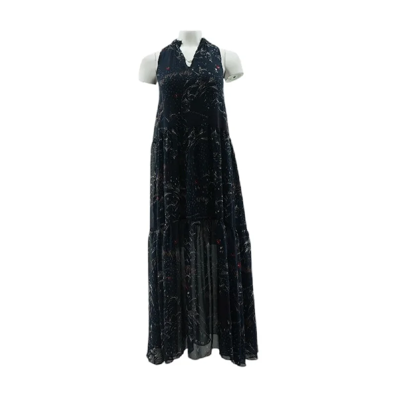 Savings Galore Navy Misc Maxi Dress