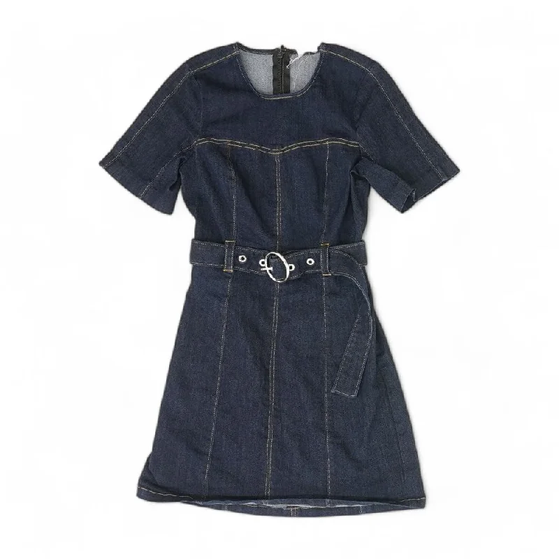 Get It Before It’s Gone Navy Solid Mini Dress