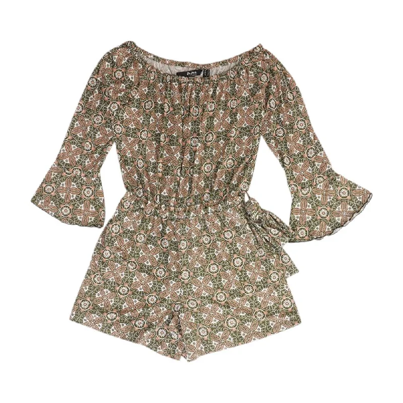Flash Sale Olive Floral Romper