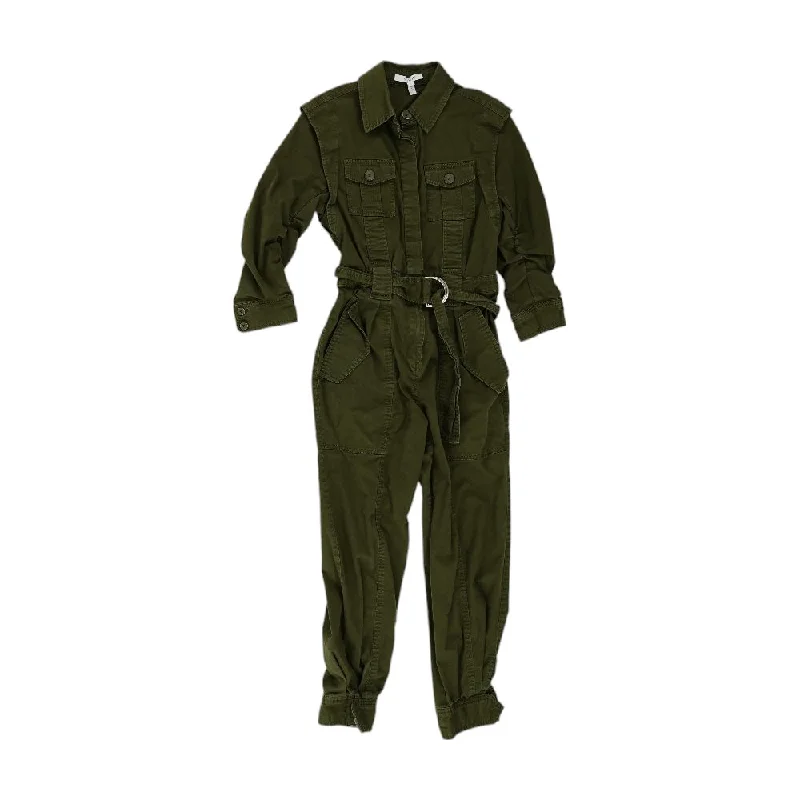 Price Drop Olive Solid Jumpsuit