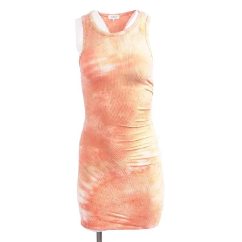 Crazy Deals Peach Tie Dye Mini Dress