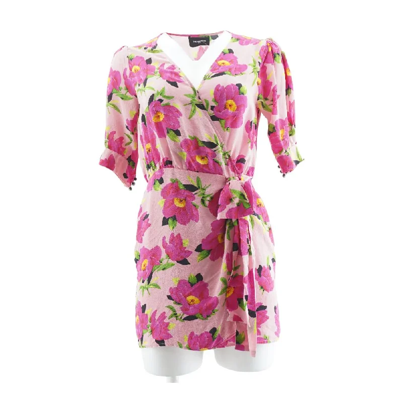 Incredible Offers Pink Floral Mini Dress