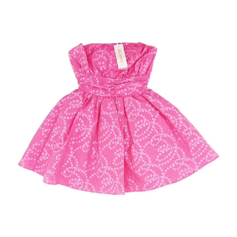 Discount Extravaganza Pink Polka Dot Mini Dress
