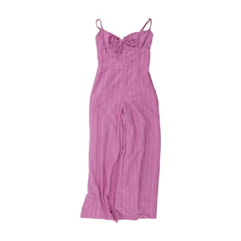Sale Event Pink Solid Jumpsuit