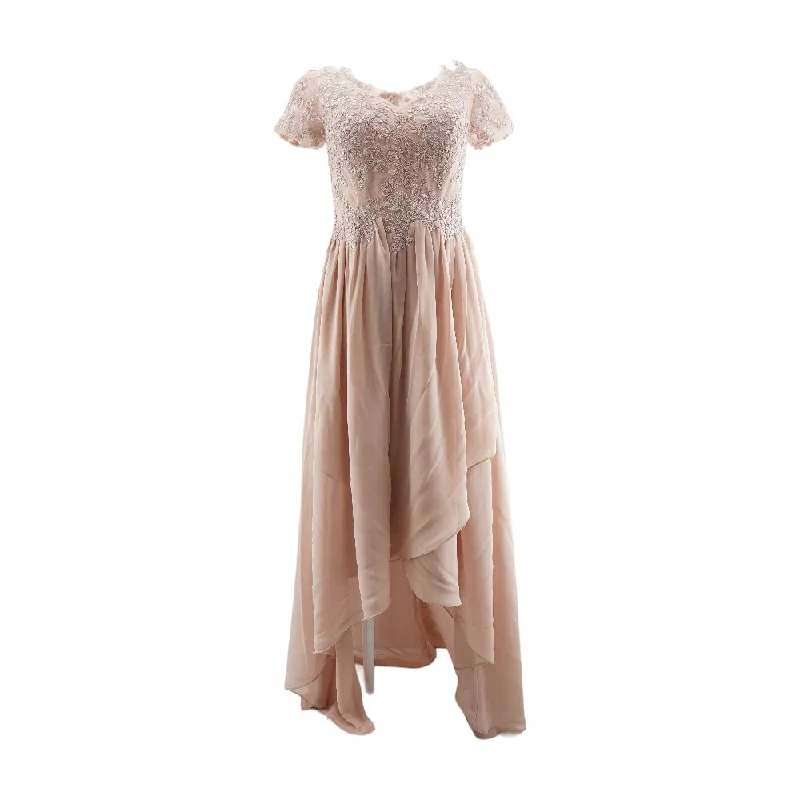 Special Price Pink Solid Maxi Dress
