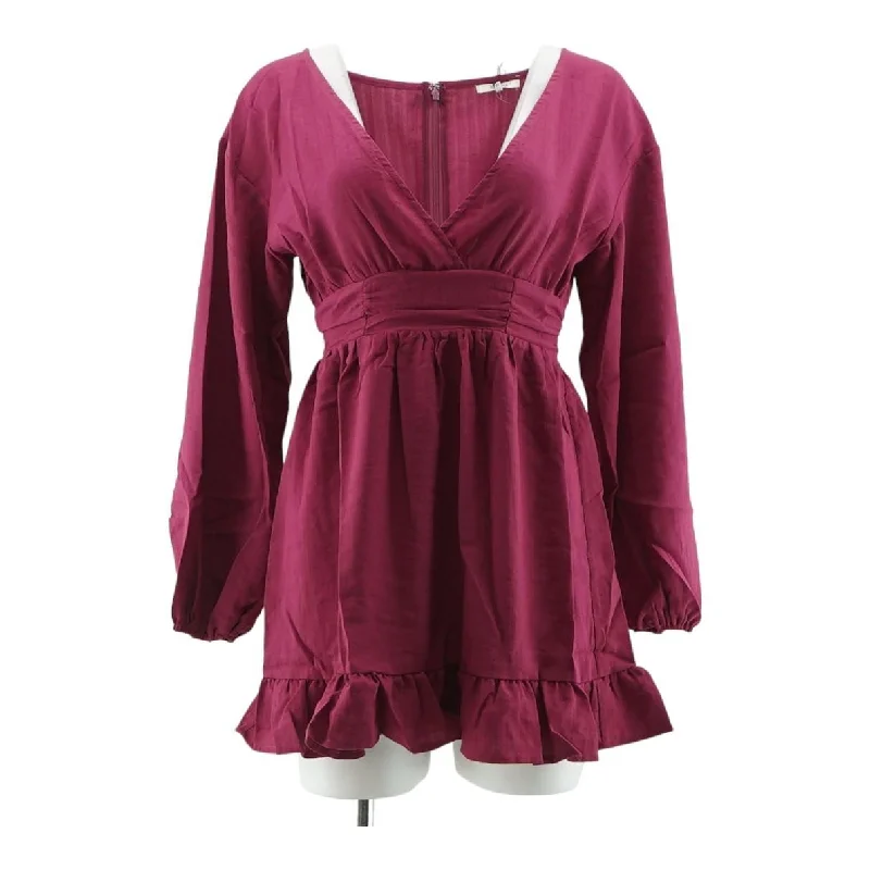 Best Deals Pink Solid Midi Dress