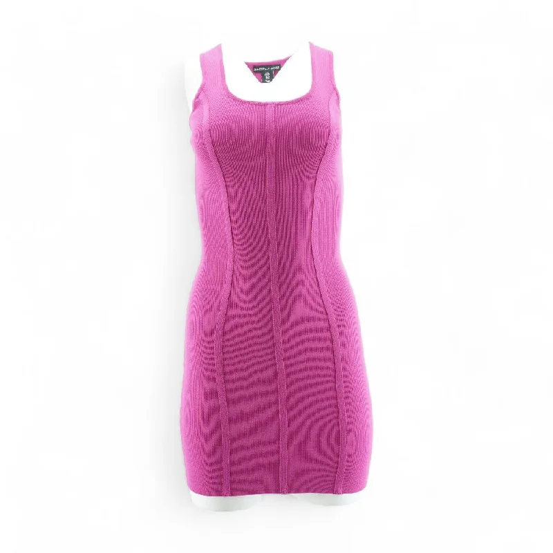 Steals and Deals Pink Solid Mini Dress