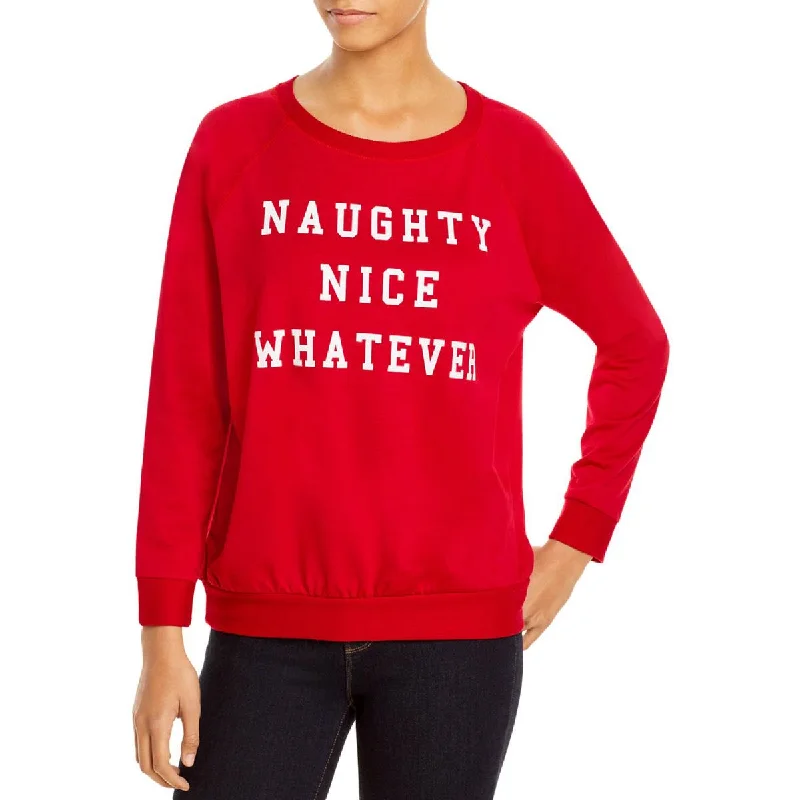Deep Discounts Prince Peter Womens Naughty Nice Graphic Cozy Sweatshirt