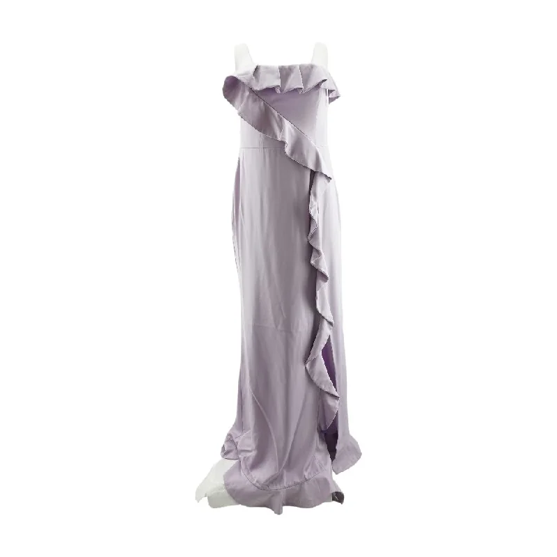 Blowout Deals Purple Solid Maxi Dress