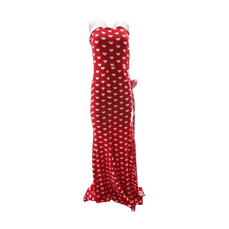 Discount Days Red Hearts Maxi Dress