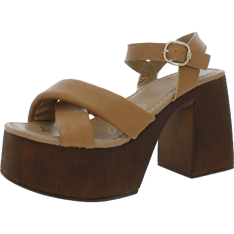 Overstock Sale Sam Edelman Womens Comfort Insole Manmade Block Heels