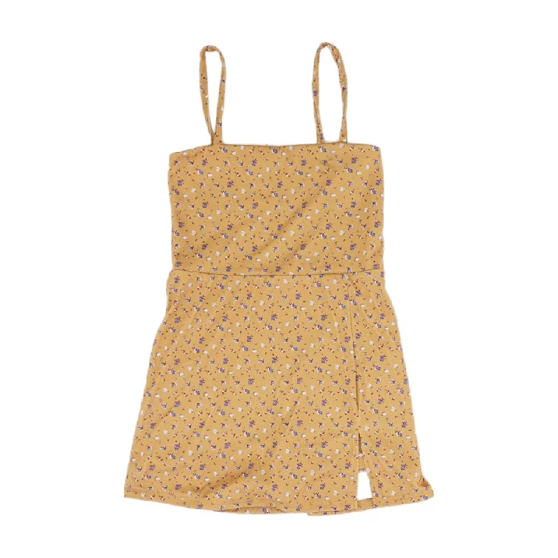 Seasonal Sale Tan Floral Romper