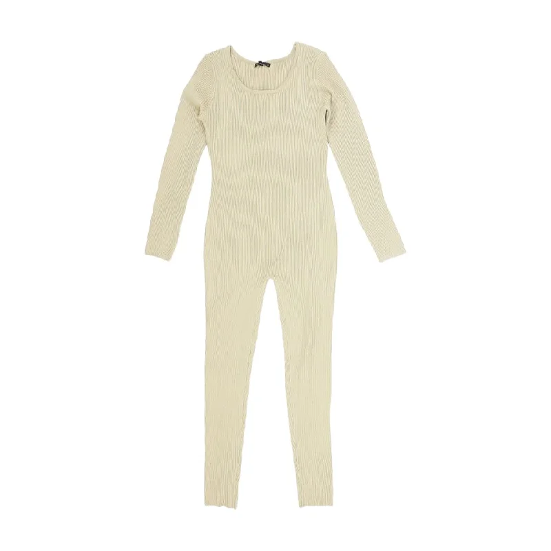 Stock Up and Save Tan Solid Jumpsuit