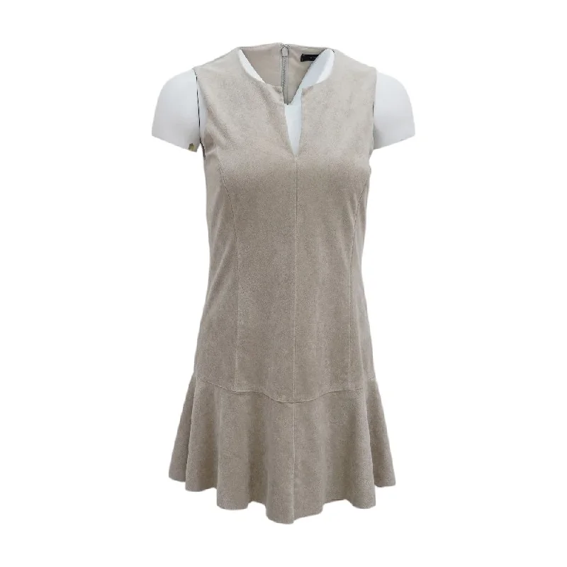 Must-Have Deals Tan Solid Midi Dress