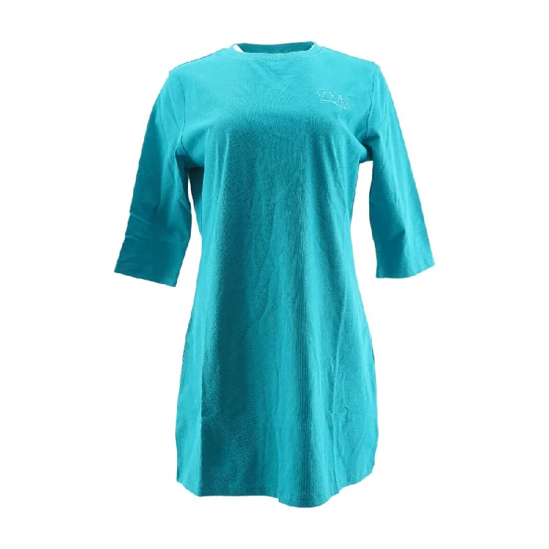 Clearance Items Teal Solid Mini Dress