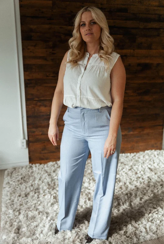 Quick Sale The Sira Trouser - Sky Blue