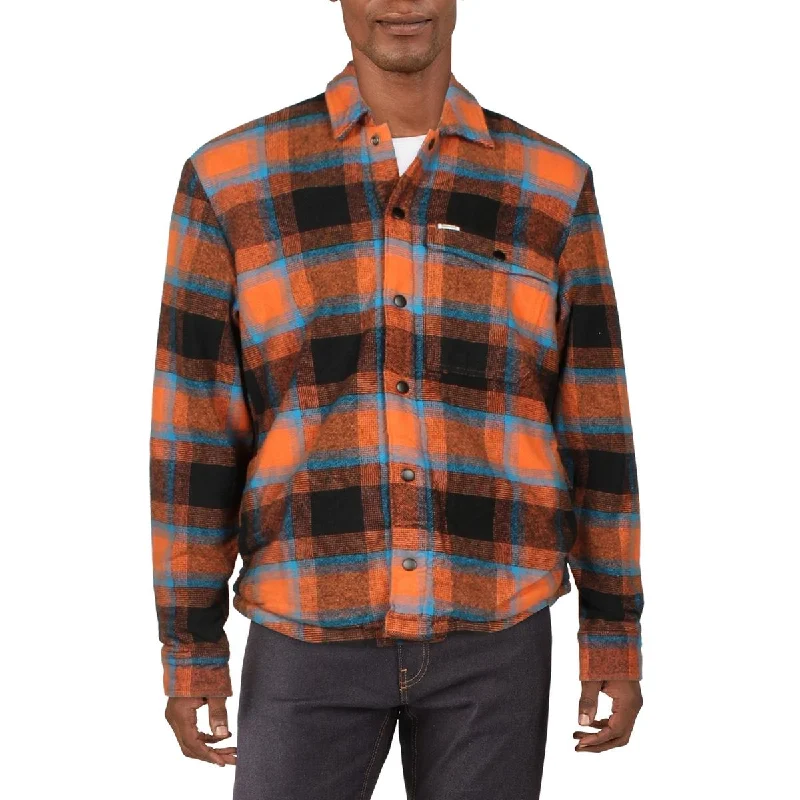 Act Now Timberland Mens Buffalo Cotton Insulted Shirt Jacket