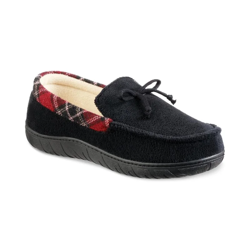 Bonus Savings Totes Mens Faux Suede Slip On Loafer Slippers