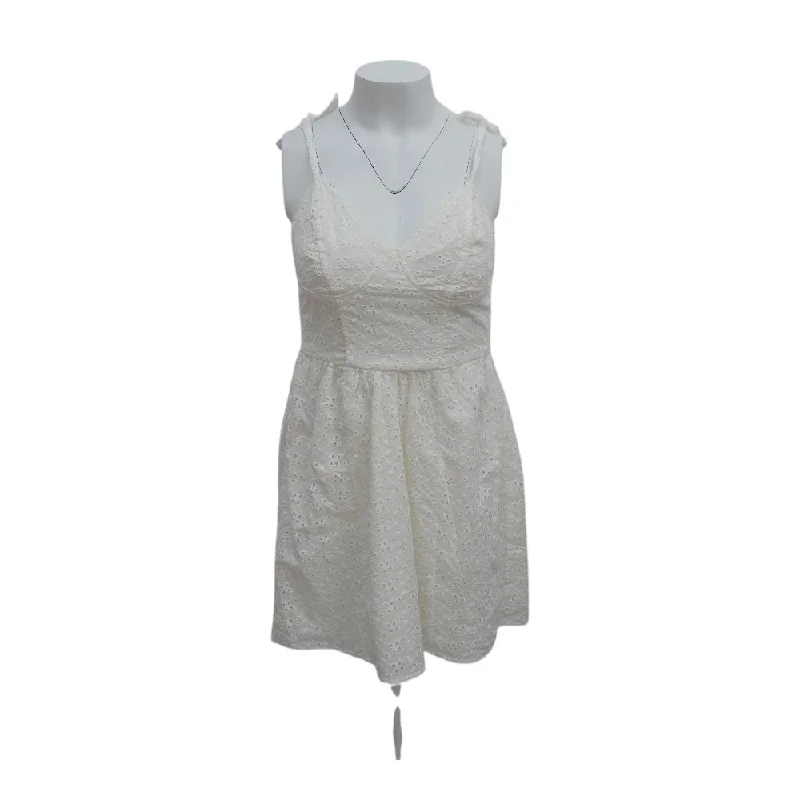 Special Discount White Eyelet Mini Dress