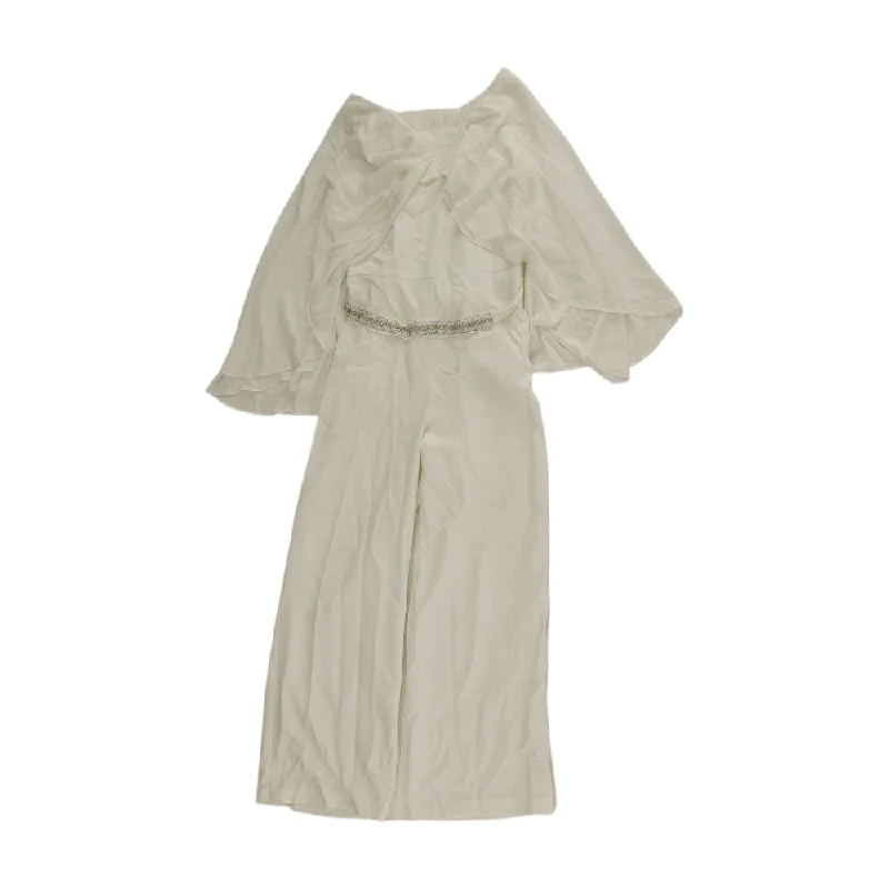 Bonus Savings White Solid Jumpsuit