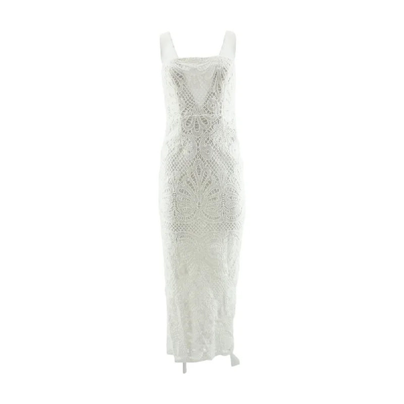 Don’t Miss Out White Solid Maxi Dress