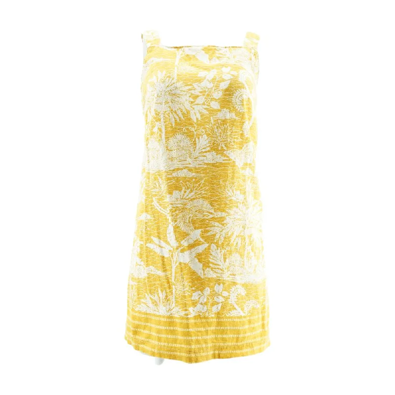 Buy Now Yellow Floral Midi Dress